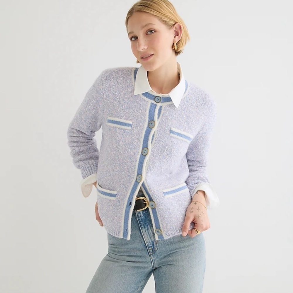 J.Crew Marled Sweater Lady Jacket Size Large NWT​​​​